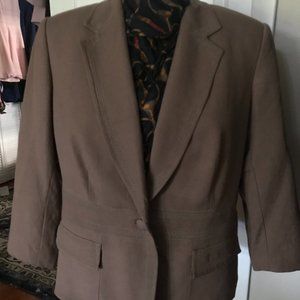 EMILY:  BROWN JACKET SIZE 16W